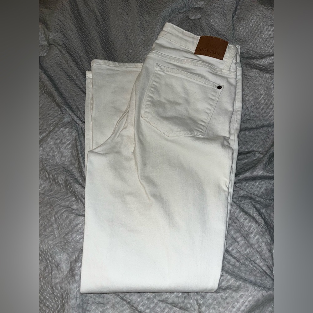 Women’s Judy Blue White Jeans Size 11/30: Skinny Leg